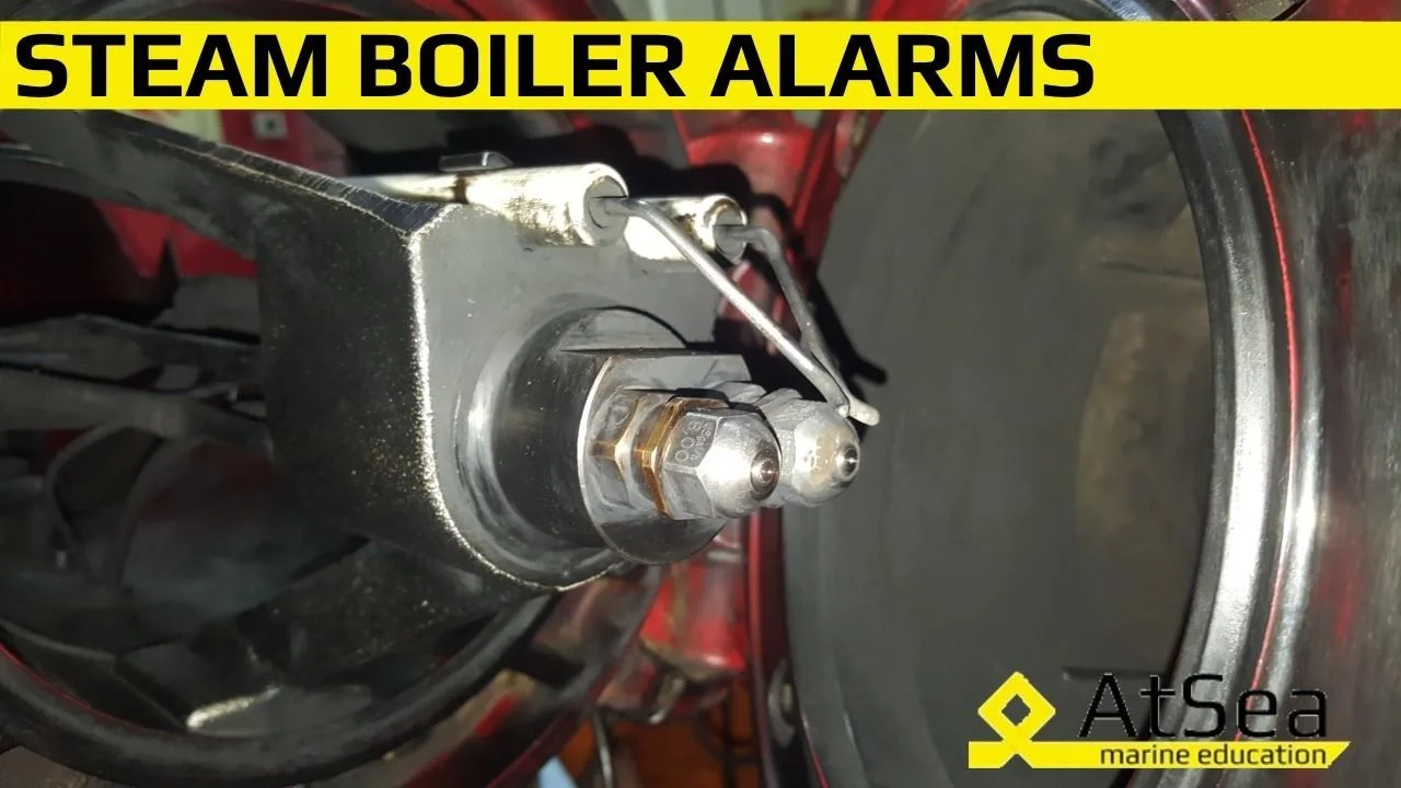 Steam Boiler Alarm System and Duty Engineer actions in case of different Alarms
